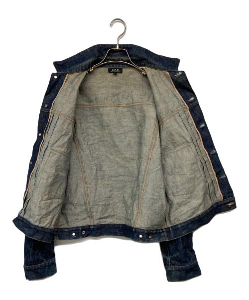 A.P.C.（アーペーセー）A.P.C. (アーペーセー) 2ndタイプデニムジャケット ブルー サイズ:Lの古着・服飾アイテム