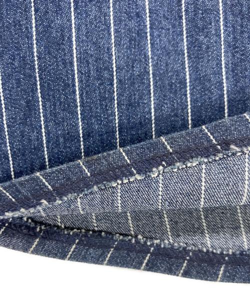 seyto（セイト）seyto (セイト) Stripe layered flare denim pants インディゴ サイズ:1の古着・服飾アイテム