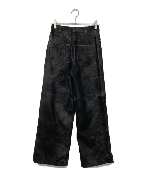 PRANK PROJECT（プランクプロジェクト）PRANK PROJECT (プランクプロジェクト) Italian Vegan Leather Washed Pants ブラック サイズ:36の古着・服飾アイテム