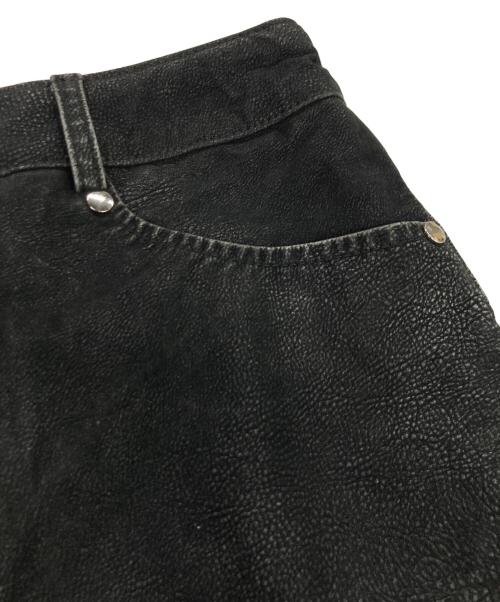 PRANK PROJECT（プランクプロジェクト）PRANK PROJECT (プランクプロジェクト) Italian Vegan Leather Washed Pants ブラック サイズ:36の古着・服飾アイテム