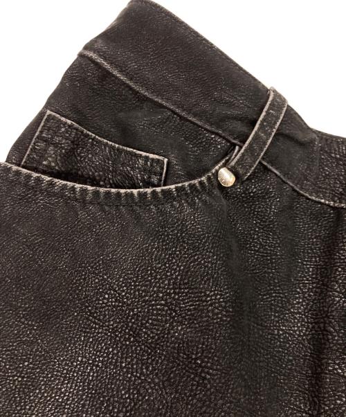 PRANK PROJECT（プランクプロジェクト）PRANK PROJECT (プランクプロジェクト) Italian Vegan Leather Washed Pants ブラック サイズ:36の古着・服飾アイテム