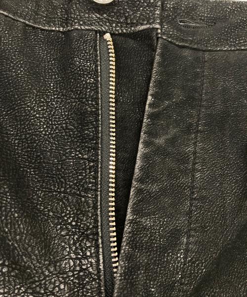 PRANK PROJECT（プランクプロジェクト）PRANK PROJECT (プランクプロジェクト) Italian Vegan Leather Washed Pants ブラック サイズ:36の古着・服飾アイテム