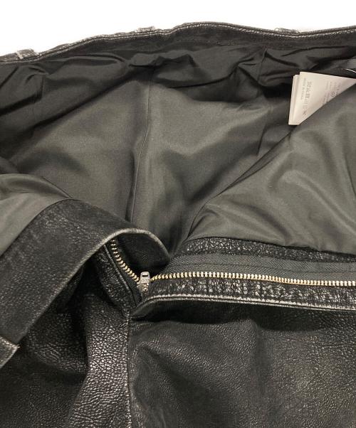 PRANK PROJECT（プランクプロジェクト）PRANK PROJECT (プランクプロジェクト) Italian Vegan Leather Washed Pants ブラック サイズ:36の古着・服飾アイテム