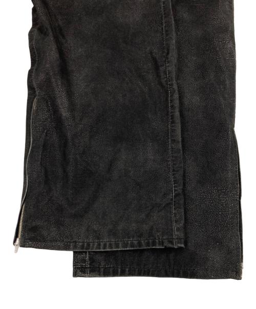 PRANK PROJECT（プランクプロジェクト）PRANK PROJECT (プランクプロジェクト) Italian Vegan Leather Washed Pants ブラック サイズ:36の古着・服飾アイテム