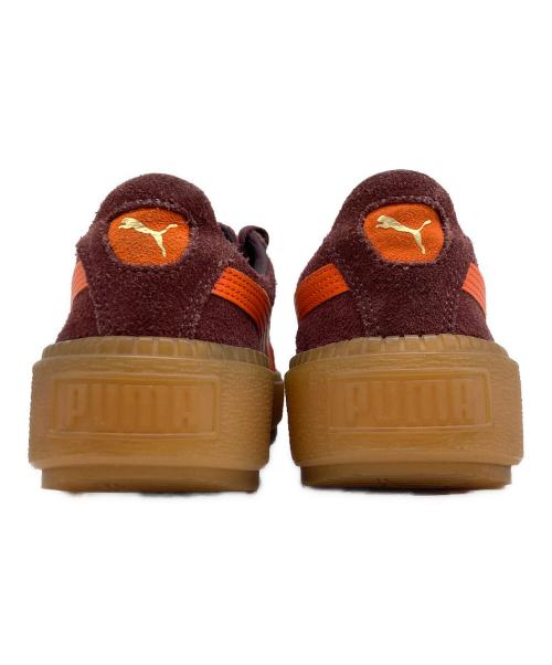 PUMA（プーマ）PUMA (プーマ) Suede Platform Trace/スウェード プラットフォーム トレース ブラウン サイズ:24の古着・服飾アイテム