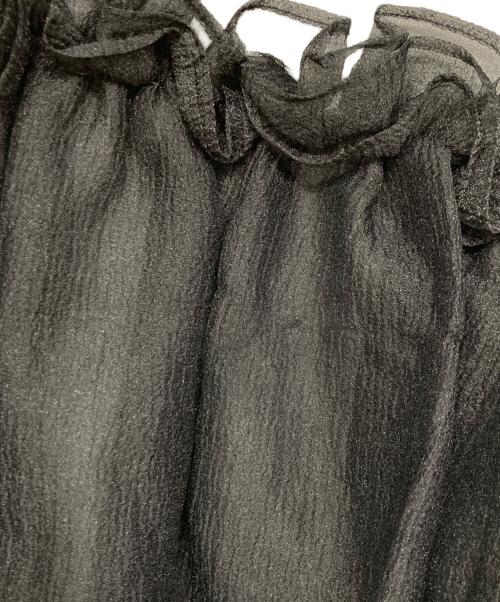 Bibiy.（ビビィ）Bibiy. (ビビィ) ANNA PUFF TOP ブラック×グレー サイズ:Fの古着・服飾アイテム