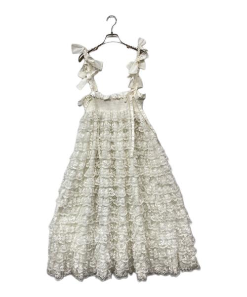 Bibiy.（ビビィ）Bibiy. (ビビィ) MIMI LACE SKIRT ホワイト サイズ:Fの古着・服飾アイテム