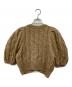 Simone Rocha (シモーネ ロシャ) 半袖ビジューニットカーディガン ブラウン サイズ:L：15000円