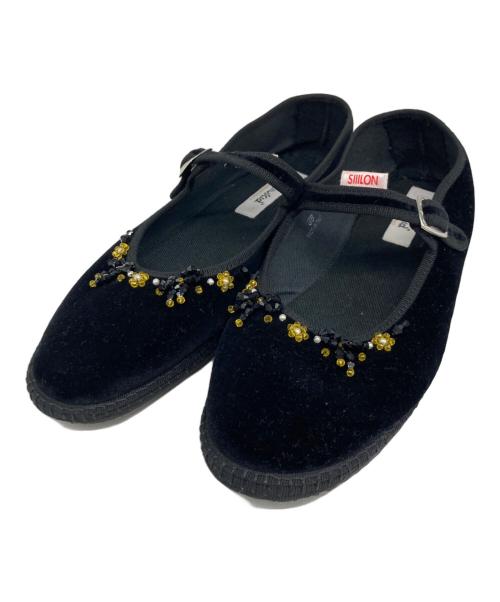 SIIILON（シーロン）SIIILON (シーロン) Sciuscia (シューシャ) エルダーメリージェーン ブラック サイズ:38の古着・服飾アイテム