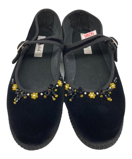 SIIILON（シーロン）SIIILON (シーロン) Sciuscia (シューシャ) エルダーメリージェーン ブラック サイズ:38の古着・服飾アイテム