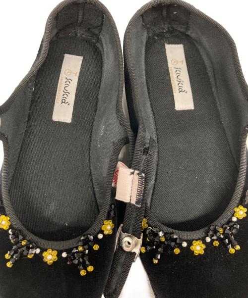 SIIILON（シーロン）SIIILON (シーロン) Sciuscia (シューシャ) エルダーメリージェーン ブラック サイズ:38の古着・服飾アイテム