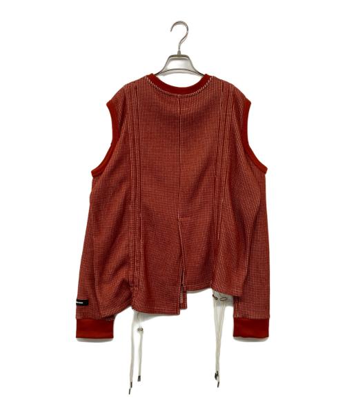 SYU.HOMME/FEMM（シュウオムフェム）SYU.HOMME/FEMM (シュウオムフェム) Mulch Shrink long sleeves レッド サイズ:2の古着・服飾アイテム