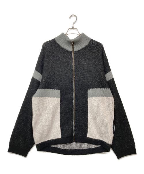 son of the cheese（（サノバチーズ））son of the cheese (（サノバチーズ）) ドライバーズニット グレー サイズ:Lの古着・服飾アイテム