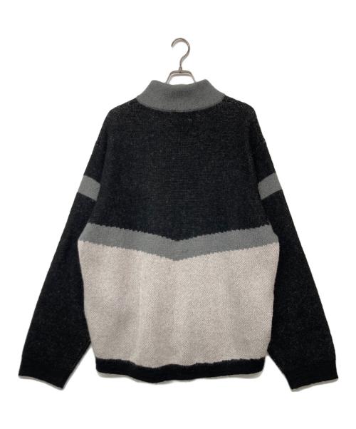 son of the cheese（（サノバチーズ））son of the cheese (（サノバチーズ）) ドライバーズニット グレー サイズ:Lの古着・服飾アイテム