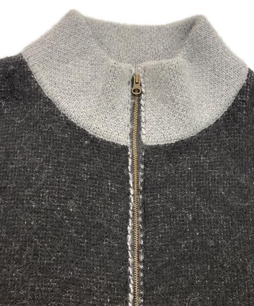 son of the cheese（（サノバチーズ））son of the cheese (（サノバチーズ）) ドライバーズニット グレー サイズ:Lの古着・服飾アイテム