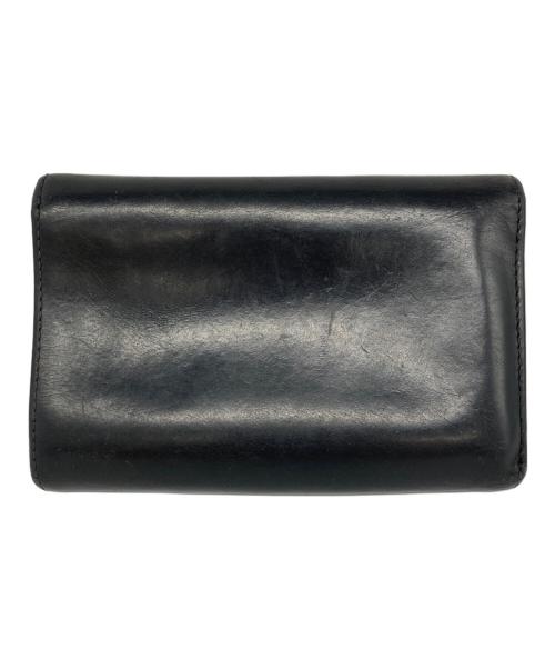 Whitehouse Cox（ホワイトハウスコックス）Whitehouse Cox (ホワイトハウスコックス) 3 FOLD WALLET ブラックの古着・服飾アイテム