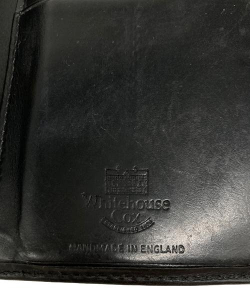 Whitehouse Cox（ホワイトハウスコックス）Whitehouse Cox (ホワイトハウスコックス) 3 FOLD WALLET ブラックの古着・服飾アイテム