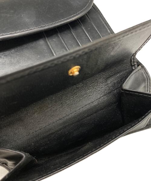 Whitehouse Cox（ホワイトハウスコックス）Whitehouse Cox (ホワイトハウスコックス) 3 FOLD WALLET ブラックの古着・服飾アイテム