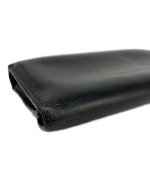 Whitehouse Cox（ホワイトハウスコックス）Whitehouse Cox (ホワイトハウスコックス) 3 FOLD WALLET ブラックの古着・服飾アイテム