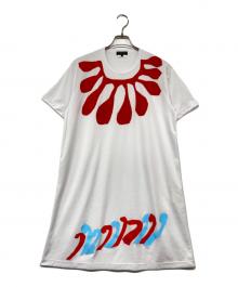 COMME des GARCONS HOMME PLUS（コムデギャルソンオムプリュス）の古着「プリントTシャツ」｜ホワイト