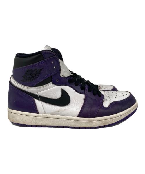 NIKE（ナイキ）NIKE (ナイキ) AIR JORDAN 1 RETRO HIGH OG COURT PURPLE パープル サイズ:27の古着・服飾アイテム