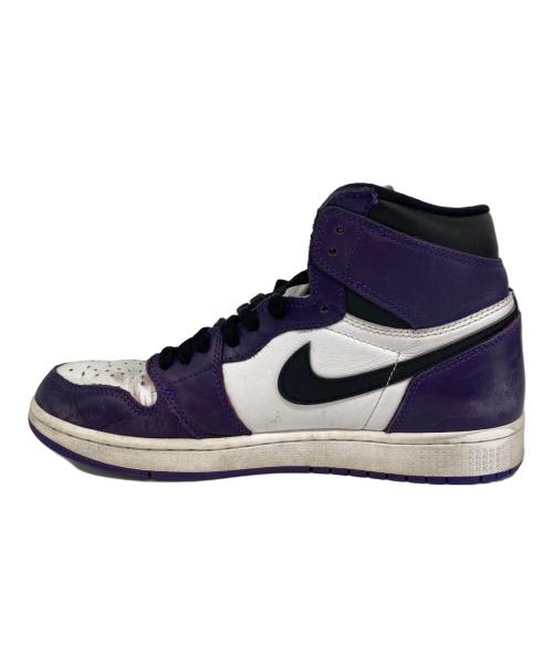 NIKE（ナイキ）NIKE (ナイキ) AIR JORDAN 1 RETRO HIGH OG COURT PURPLE パープル サイズ:27の古着・服飾アイテム
