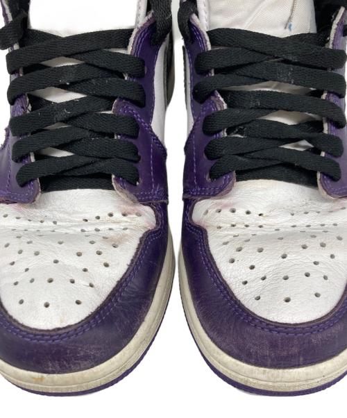 NIKE（ナイキ）NIKE (ナイキ) AIR JORDAN 1 RETRO HIGH OG COURT PURPLE パープル サイズ:27の古着・服飾アイテム