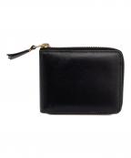 COMME des GARCONSコムデギャルソン）の古着「ラウンドジップウォレット」｜ブラック