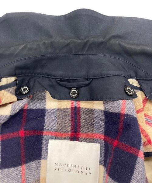 MACKINTOSH PHILOSOPHY（マッキントッシュ フィロソフィー）MACKINTOSH PHILOSOPHY (マッキントッシュ フィロソフィー) ライナー付ステンカラーコート ブラック サイズ:36の古着・服飾アイテム