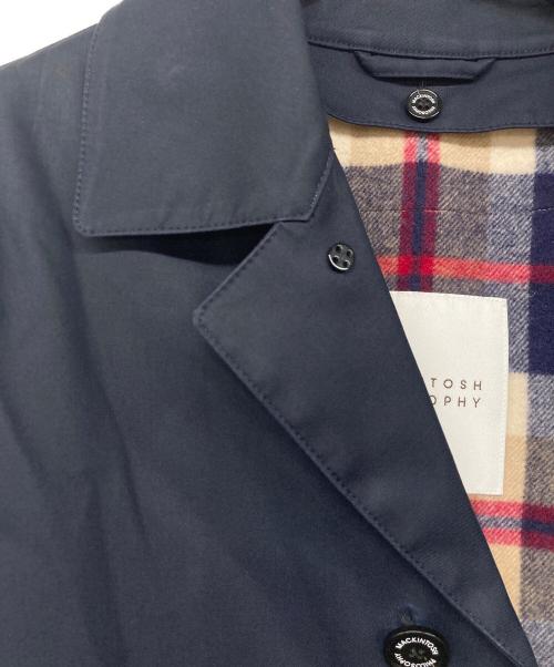 MACKINTOSH PHILOSOPHY（マッキントッシュ フィロソフィー）MACKINTOSH PHILOSOPHY (マッキントッシュ フィロソフィー) ライナー付ステンカラーコート ブラック サイズ:36の古着・服飾アイテム
