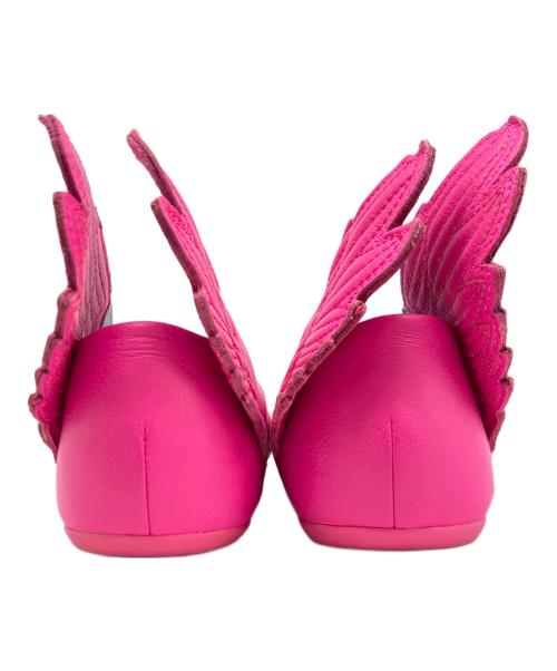 adidas（アディダス）adidas (アディダス) JEREMY SCOTT (ジェレミースコット) ウィングフラットシューズ ピンク サイズ:24.5の古着・服飾アイテム