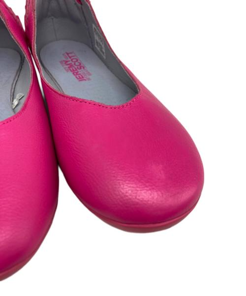 adidas（アディダス）adidas (アディダス) JEREMY SCOTT (ジェレミースコット) ウィングフラットシューズ ピンク サイズ:24.5の古着・服飾アイテム