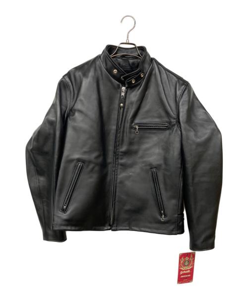 Schott（ショット）Schott (ショット) ライナー付シングルライダースジャケット ブラック サイズ:42の古着・服飾アイテム