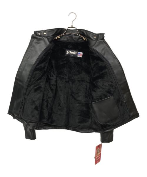 Schott（ショット）Schott (ショット) ライナー付シングルライダースジャケット ブラック サイズ:42の古着・服飾アイテム