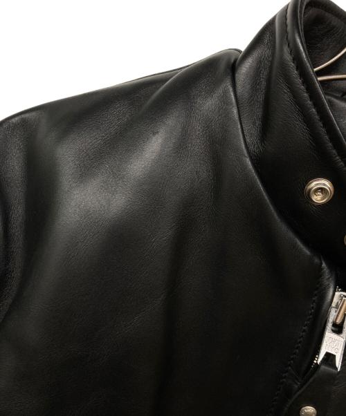 Schott（ショット）Schott (ショット) ライナー付シングルライダースジャケット ブラック サイズ:42の古着・服飾アイテム