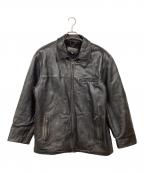 J.CREWジェイクルー）の古着「レザージップジャケット」｜ブラック