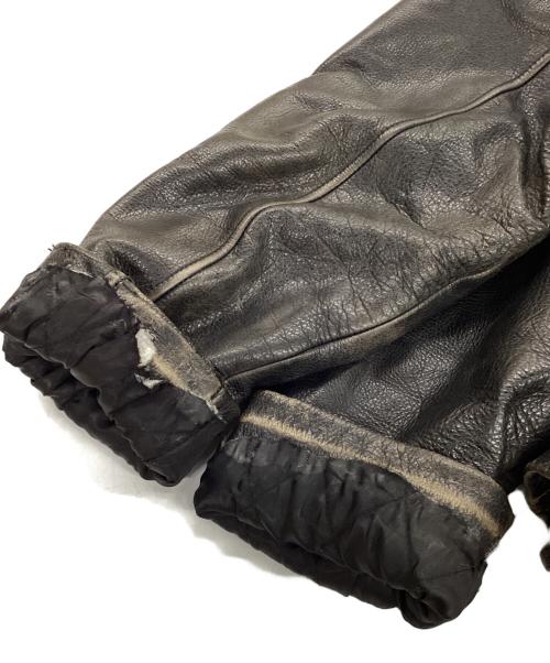 J.CREW（ジェイクルー）J.CREW (ジェイクルー) レザージップジャケット ブラック サイズ:Lの古着・服飾アイテム