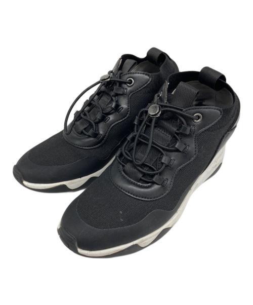 +DIANA（プラスダイアナ）+DIANA (プラスダイアナ) ハイカットスニーカー ブラック サイズ:22.5の古着・服飾アイテム