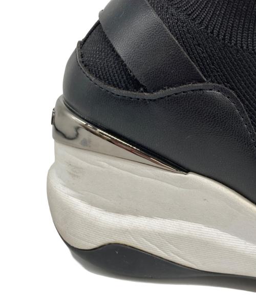 +DIANA（プラスダイアナ）+DIANA (プラスダイアナ) ハイカットスニーカー ブラック サイズ:22.5の古着・服飾アイテム