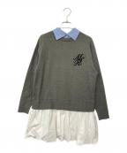 Mystradaマイストラーダ）の古着「バルーンドッキングニット」｜グレー