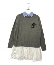 Mystrada（マイストラーダ）の古着「バルーンドッキングニット」｜グレー