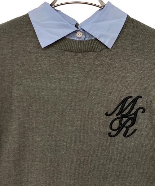 Mystrada（マイストラーダ）Mystrada (マイストラーダ) バルーンドッキングニット グレー サイズ:36の古着・服飾アイテム