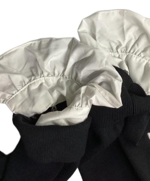 Apuweiser-riche（アプワイザーリッシェ）Apuweiser-riche (アプワイザーリッシェ) ハート刺繍カーデプルオーバー ブラック サイズ:2の古着・服飾アイテム