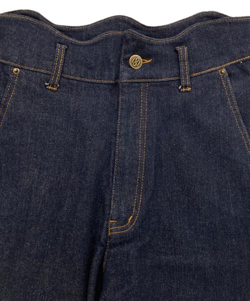 Eaphi（エフィ）eaphi (エフィ) WAVE DESIGN HIGH WAIST DENIM/ウェーブデザインハイウェストデニム ブルー サイズ:2の古着・服飾アイテム