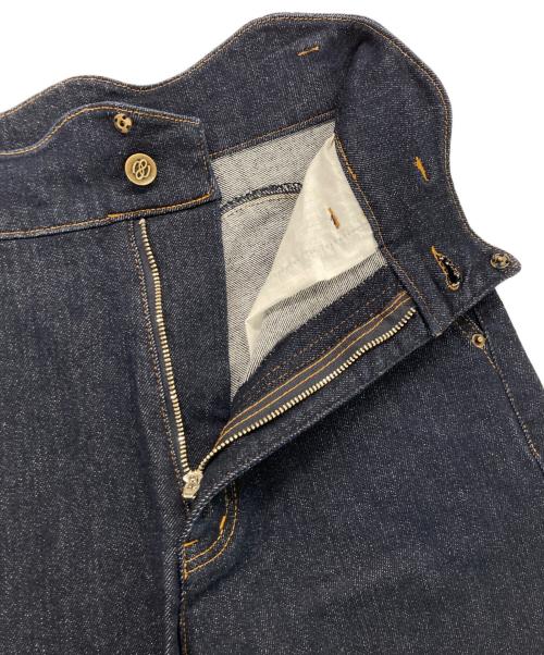 Eaphi（エフィ）eaphi (エフィ) WAVE DESIGN HIGH WAIST DENIM/ウェーブデザインハイウェストデニム ブルー サイズ:2の古着・服飾アイテム