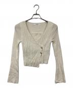 HER LIP TOハーリップトゥ）の古着「Cache-Coeur Knit Pullover」｜ホワイト