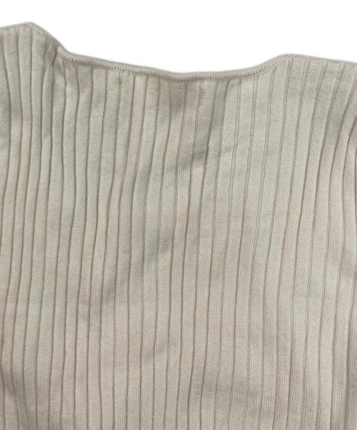 HER LIP TO（ハーリップトゥ）HER LIP TO (ハーリップトゥ) Cache-Coeur Knit Pullover ホワイト サイズ:Mの古着・服飾アイテム
