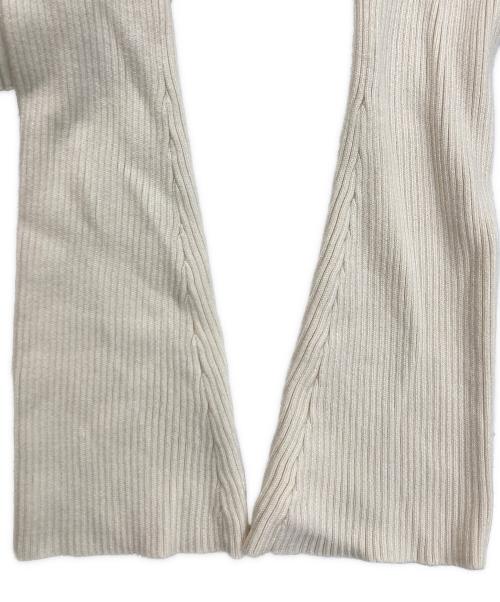 HER LIP TO（ハーリップトゥ）HER LIP TO (ハーリップトゥ) Cache-Coeur Knit Pullover ホワイト サイズ:Mの古着・服飾アイテム