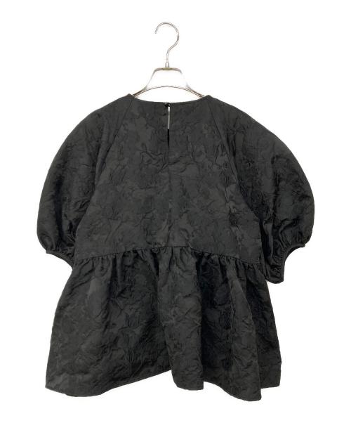 OHGA（オオガ）OHGA (オオガ) フラワージャガードブラウス ブラック サイズ:Fの古着・服飾アイテム