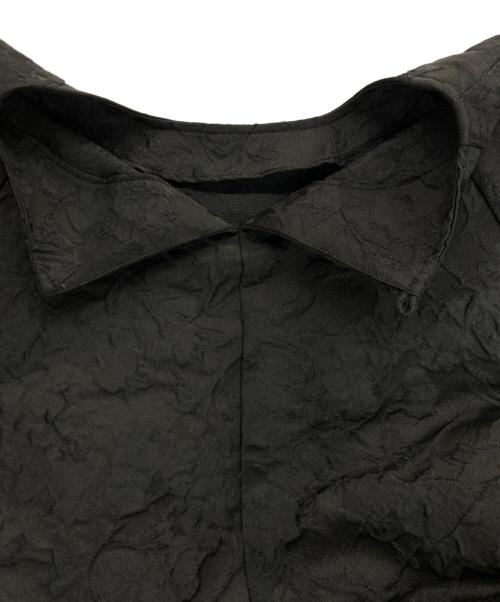 OHGA（オオガ）OHGA (オオガ) フラワージャガードブラウス ブラック サイズ:Fの古着・服飾アイテム